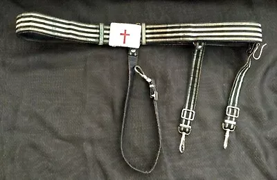 Vintage Knights Templar Masonic Sword Belt And Buckle • $25