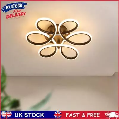 Modern Flower Flush Mount Lamp Chandelier For Living Room Bedroom (D) • £16.79