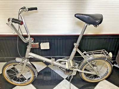 Vintage Sekai  Folding Bicycle.  Late 1970s. 16 Inch Wheels. • $369.88