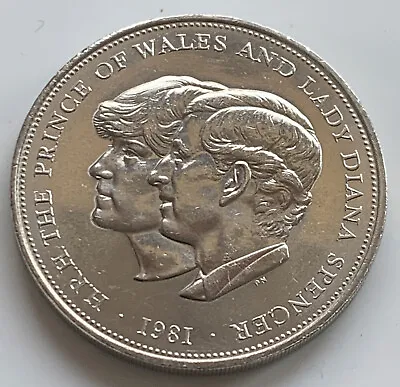 1981 Crown Coin The Royal Wedding Of Prince Charles & Lady Diana Spencer 1981. • £1.59