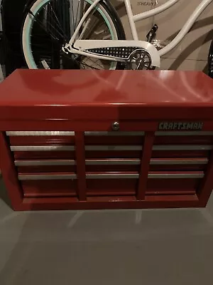 Vintage 1990’s Craftsman 4 Drawer Top Tool Box! Nice Solid Condition 706.657840 • $175