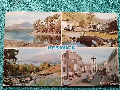 £1 • Buy Keswick  Lake District Cumbria Multiview Gomis Ltd Lkd.322a  1975