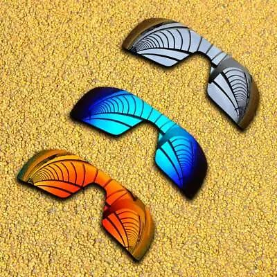 $19.79 • Buy 3 Sets Lenses Replacement For-Oakley Oil Rig Polarized-Silver&Blue&Orange Red