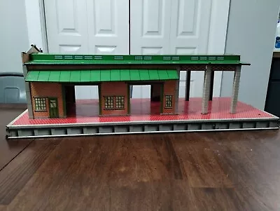 Vintage MARX Freight Terminal Station Tin Litho Building • $59.95