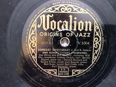 £15 • Buy KING OLIVER – SOMEDAY SWEETHEART - UK VOCALION V1004 - EX- 1920s