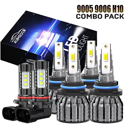 For Lexus LS430 2001-2006-Combo LED Headlight High&Low Beam+Fog Light Bulbs Kit • $79.99