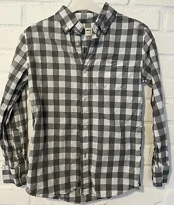 J. Crew CREWCUTS Boys  Youth Size 10 Long Sleeve Button Down Plaid Shirt VGC • $12.99