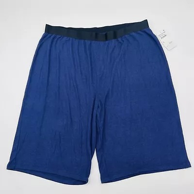 Nordstrom Rack Mens XL Soft Brushed Knit Lounge Pajama Shorts In Navy Dusk Marl • $19.99