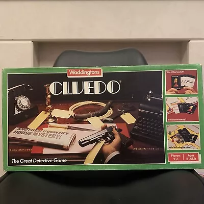 1975 Vintage Cluedo Board Game - Complete And In Very Good Condition As Shown • £15.99