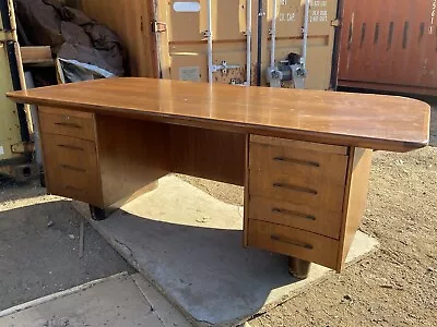 Mid-Century Modern Executive Office Desk • $1999