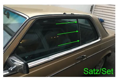 SET Rubber Seal Rear Quarter Window For MB W123 C123 123 Coupé CE CD A1236730024 • $75