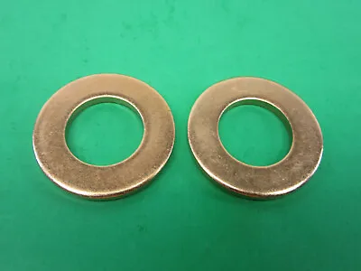 2) #12 BRASS Thrust Washer Hobart Meat Grinder Auger Worm 4812 4212 4612 8812 • $11.90