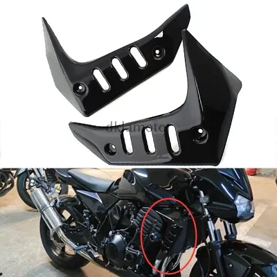 $46.89 • Buy Motorcycle Radiator Cover Protector Side Panel Black For Kawasaki Z750 2004-2006