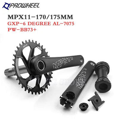 PROWHEEL MTB Crank WITH 30/32/34/36/38T GXP Chainring Boost Crankset • $56.80