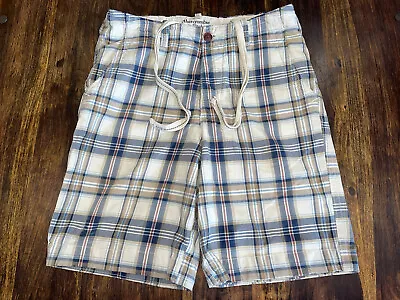 Men’s Abercrombie & Fitch Cargo Shorts W32 Check Multi Pocket • £22.99