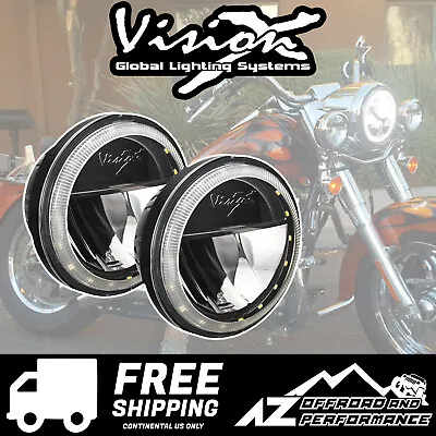 Vision X 4.5  MOTORCYCLE XMC LED LIGHTING PASSING LAMP KIT 2104lm 10W 9904078 • $359