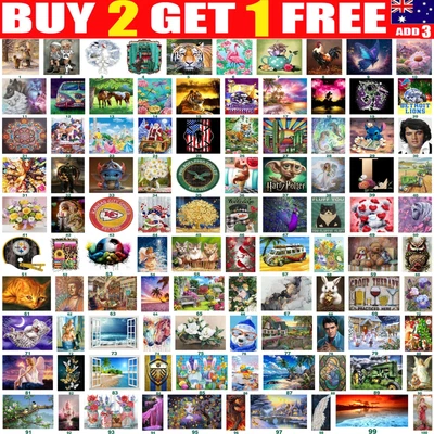 $11.49 • Buy 5D DIY Diamond Painting Embroidery Cross Craft Stitch Arts Kit Mural Home Decor