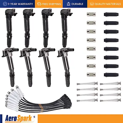 Set Of 8 Ignition Coil & Wire Set Fit Ford F-350 Super Duty V8 6.2L 18-20 UF865 • $198.71