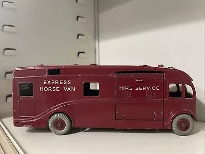 $49.99 • Buy VINTAGE 1950’s DINKY TOYS 980 EXPRESS HORSE VAN HIRE SERVICE MARION GRAY WHEELS