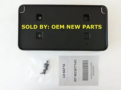 15-19 Dodge Charger License Plate Bracket Holder Oem Mopar Genuine 68238771ac • $14.99