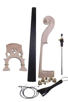 1set 3/4 Upright Bass Neck Peg Tailpiece Fingerboard Bridge String Bass Parts • $279