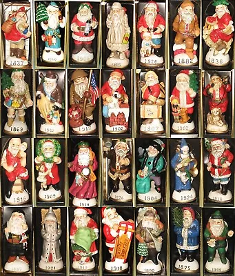 Vtg Memories Of Santa Christmas Ornaments In Box Hand Painted **FREE SHIPPING** • $17.99