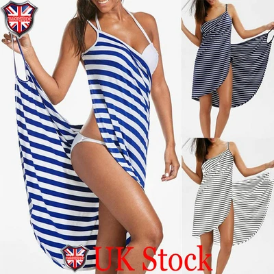 £12.49 • Buy Plus Size Women Bikini Cover Up Swim Beachwear Long Maxi Wrap Sarong Beach Dress