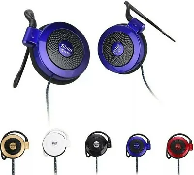 £5.49 • Buy SPORT'S  EARHOOK HEADPHONES Running Ear Clip Gym EarHook Stereo Earphones NEW