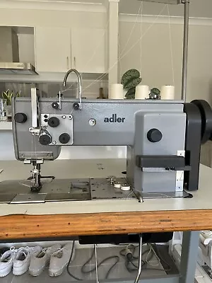 ADLER DURKOPP TWIN NEEDLE Industrial Walking Foot Sewing Machine • $1600