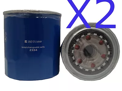 2x Oil Filter Fits Z334 For TOYOTA LANDCRUISER HDJ79R 4.2L6CYL T/DIE 1HD-FTE01-0 • $21.50