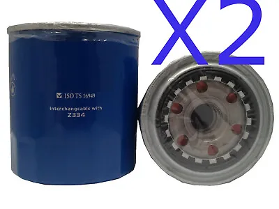 2x Oil Filter Fits Z334 For TOYOTA LANDCRUISER PRADO KZJ120R 3L DIE 1KZ-TE03-06 • $21.50