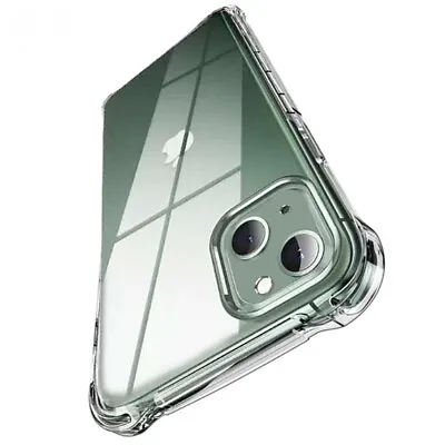 $6.90 • Buy For IPhone 14 Pro 13 12 11 XS Max XR 8 7 6 Shockproof Tough Gel Clear Case Cover