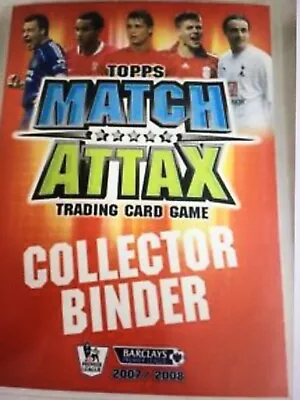 £299.99 • Buy Match Attax 2007/2008 - Complete Binder Set Of 420 Cards 07/08 Folder 2007/08