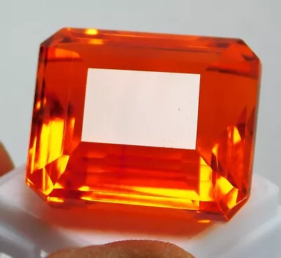 Natural 103.90 Ct Awesome Fire Sparkling Mexican Orange Fire Opal Loose Gemstone • $5.50