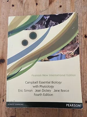 Campbell Essential Biology With Physiology Fourth Edition • £30