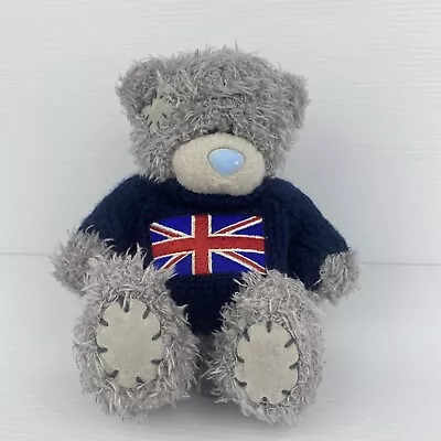 Tatty Teddy Plush Blue Nosed Bear Me To You Carte Blanche Union Jack Flag Jumper • $12.85