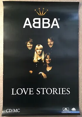 ABBA Love Stories Polydor Promo Poster *Voyage Agnetha Frida Pin Up Arrival SOS • £45