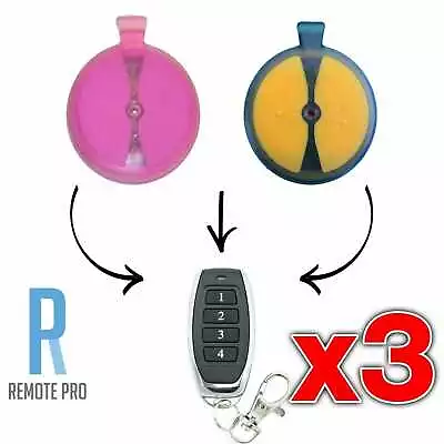 3 X ATA PTX2/PTX5 TrioCode GDO Garage Door Remote Replacement 6v3/6v4/7v2/7v3 • $32.95