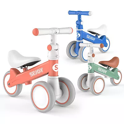 SEJOY Baby Balance Bike Toddler First Bike No Pedal Infant Baby Walker Riding • £22.94