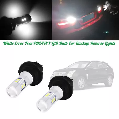 Error Free White PH24WY LED Bulbs Backup Lights For 2010-2013 Chevrolet Camaro • $22.99