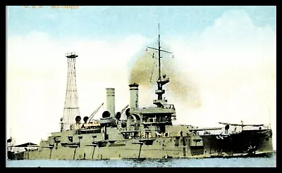 Postcard USS Mississippi BB-23 • $4.75