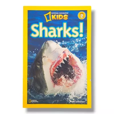 #BC National Geographic Readers: Sharks! Science Reader Level 2 PAPERBACK 2008  • $9.99