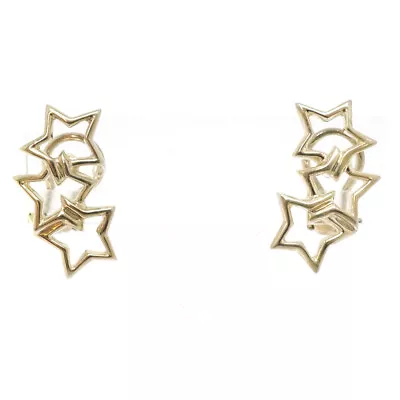 Tiffany Co. Triple Star Earrings SV925 Silver Star Used • $170.80