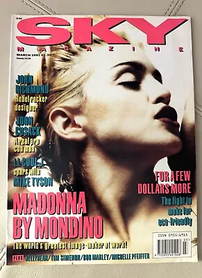 Madonna Sky Magazine UK March 1991. • $50