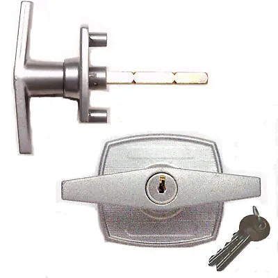 BIRTLEY Lock Garage Door T-Handle BACK FIXED Spares Parts 2-Hole • £19.40