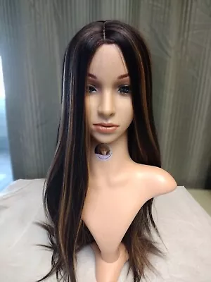 Ashley L 100% Brazilian Human Hair Blend Ombre Custom Wig 24 Inches  • $110