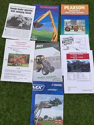 Job Lot Farming Loading Machinery Brochures  X 7 Griesser PearsonMalleux • £9.99