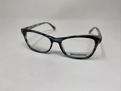 True Religion Eyeglass Frame T 001 Gray Marble Flex Hinge 53/16/140 0912 • $57.75