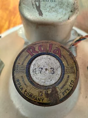 Vintage Rola 12  Speaker With Output Transformer In Working Condition  • $35