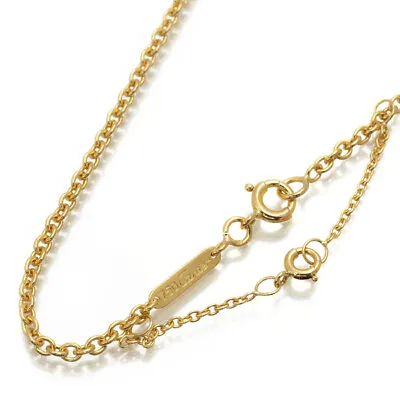 Auth Cartier Chain Necklace Forsa 42cm 18K 750 Yellow Gold • $942.66